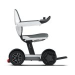 a white and black scooter