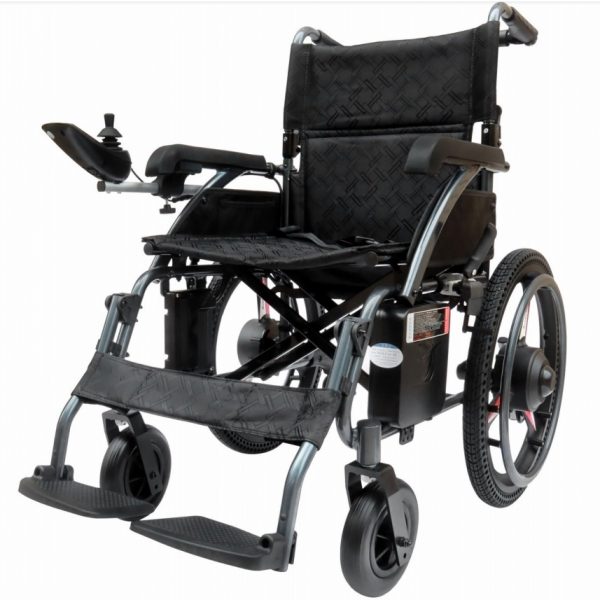 Electric And Manual Foldable Self Propelled Wheelchair Frontview Electric And Manual Foldable Self Propelled Wheelchair Frontview