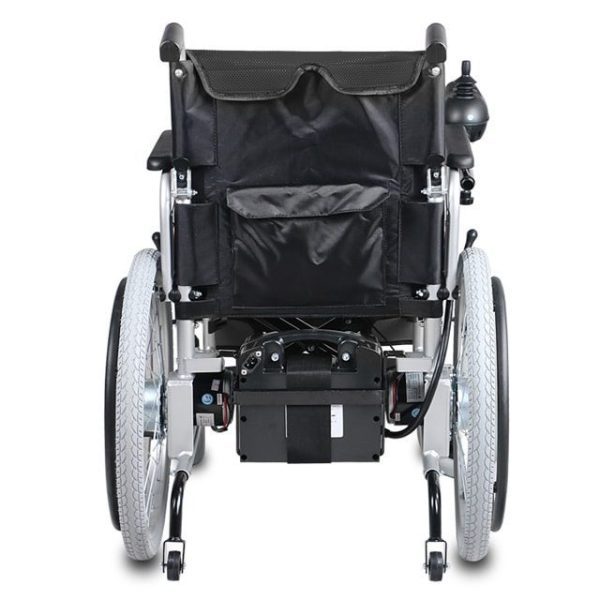Electric and Manual Self Propelled Wheelchair Backside Electric and Manual Self Propelled Wheelchair Backside