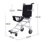 Foldable Manual Cabin Wheelchair for Air Travel Dimension Details