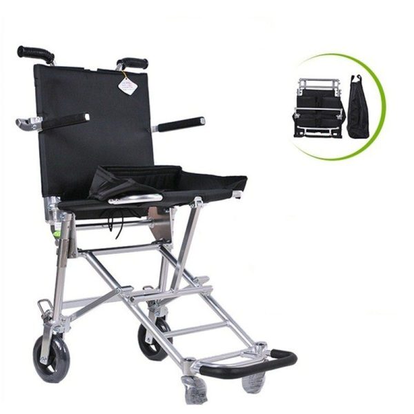 Foldable Manual Cabin Wheelchair for Air Travel With Bag Foldable Manual Cabin Wheelchair for Air Travel With Bag