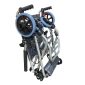 Foldable and Lightweight Manual Transit Chair in Folded State
