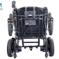 Folded Champion Electric Hybrid Carbon Fiber Wheelchair Frontview