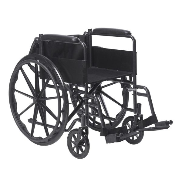 Folded Lightweight High Back Steel Manual Wheelchair Folded Lightweight High Back Steel Manual Wheelchair