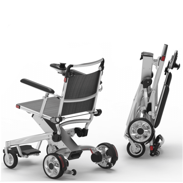 Folded and Non-Folded Smart Travel Electric Wheelchair Folded and Non-Folded Smart Travel Electric Wheelchair