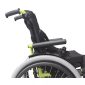 Green Lightweight Pediatric Manual Wheelchair