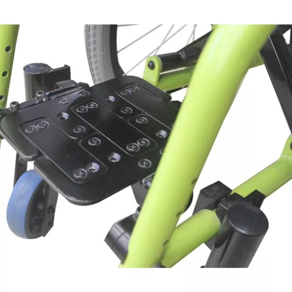 Green Lightweight Pediatric Manual Wheelchair Legrest Green Lightweight Pediatric Manual Wheelchair Legrest
