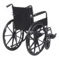 Lightweight High Back Steel Manual Wheelchair Backview