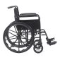 Lightweight High Back Steel Manual Wheelchair Sideview