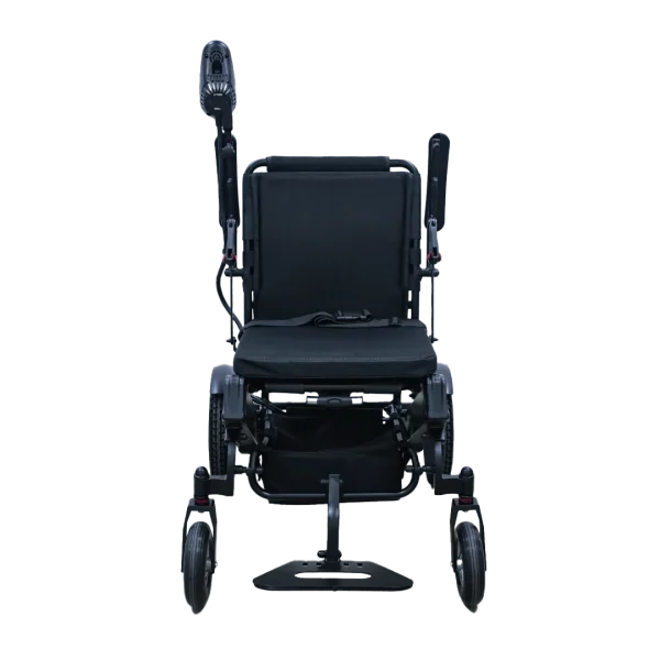 Lightweight and Portable Folding Electric Wheelchair Handrest Up Lightweight and Portable Folding Electric Wheelchair Handrest Up