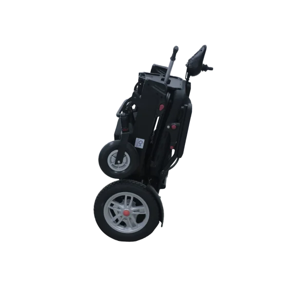 Lightweight and Portable Folding Electric Wheelchair Side View Lightweight and Portable Folding Electric Wheelchair Side View