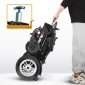 Person With Lightweight and Portable Folding Electric Wheelchair