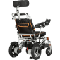 Portable Reclining Wheelchair With Leg Rest Back View
