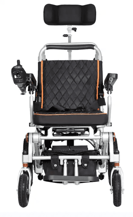 Portable Reclining Wheelchair With Leg Rest Frontview Portable Reclining Wheelchair With Leg Rest Frontview
