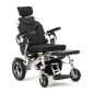 Portable Reclining Wheelchair With Leg Rest Sideview