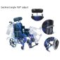 Reclining and Tilting Seat Pediatric Wheelchair Details