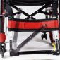 Red Lightweight Aluminium Leisure Sport Wheelchair Legrest