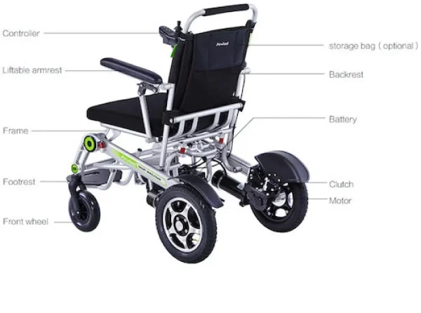 Smart App Controlled Folding Electric Wheelchair Details Smart App Controlled Folding Electric Wheelchair Details