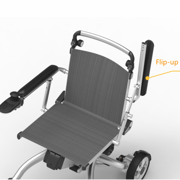 Smart Travel Electric Wheelchair Handrest Flipup Smart Travel Electric Wheelchair Handrest Flipup