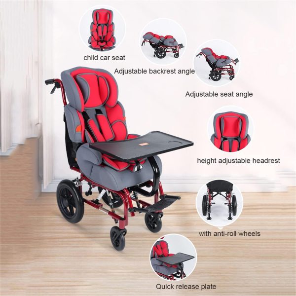 Ultralight Aluminum Pediatric Wheelchair Features Ultralight Aluminum Pediatric Wheelchair Features