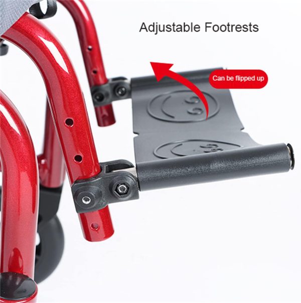 Ultralight Aluminum Pediatric Wheelchair Footrest Ultralight Aluminum Pediatric Wheelchair Footrest
