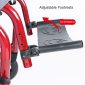 Ultralight Aluminum Pediatric Wheelchair Footrest
