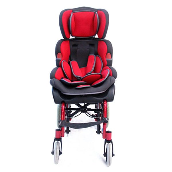Ultralight Aluminum Pediatric Wheelchair Frontvoew Ultralight Aluminum Pediatric Wheelchair Frontvoew